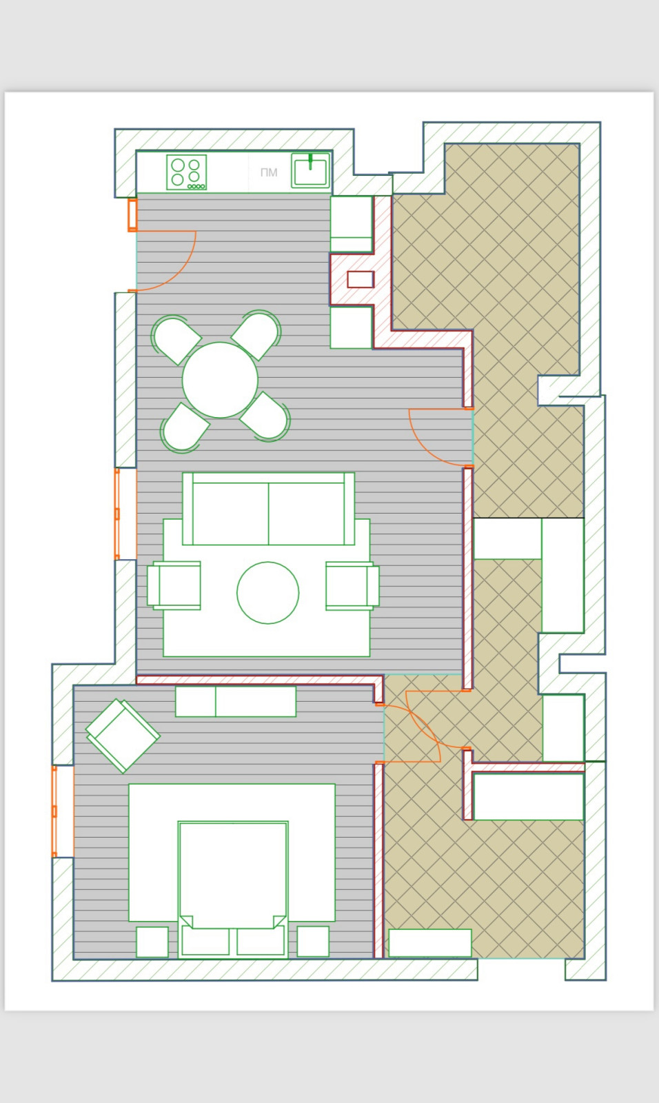Обложка проекта: Дом с видом на Нескучный сад