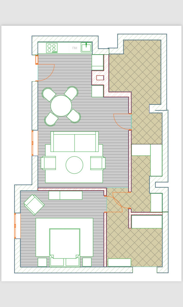 Обложка проекта: Дом с видом на Нескучный сад