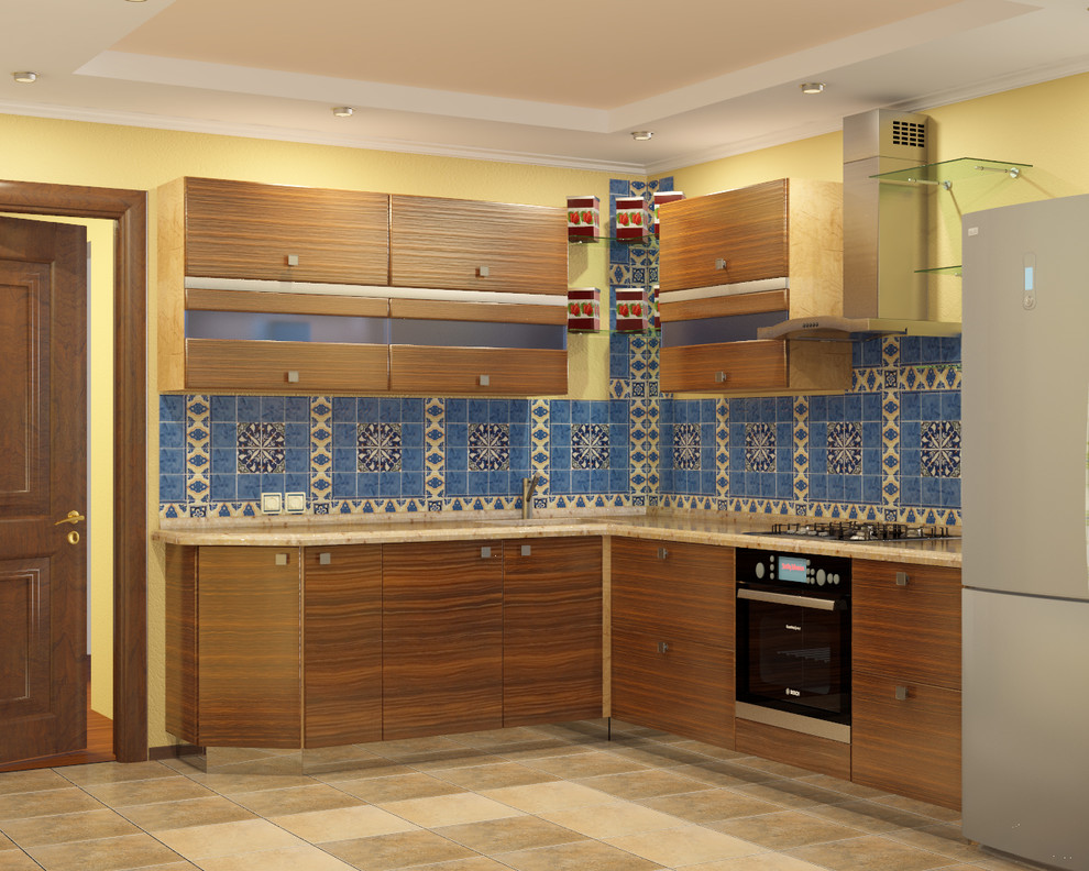 3d визуализация кухни