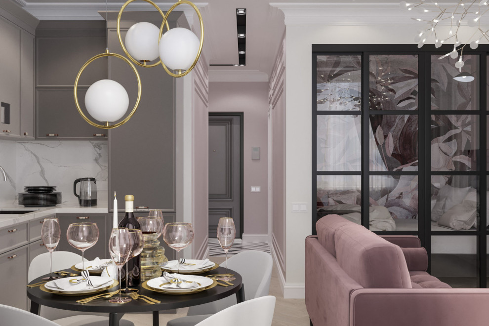 Проект апартаментов для молодой творческой девушки #apartments_bukinist