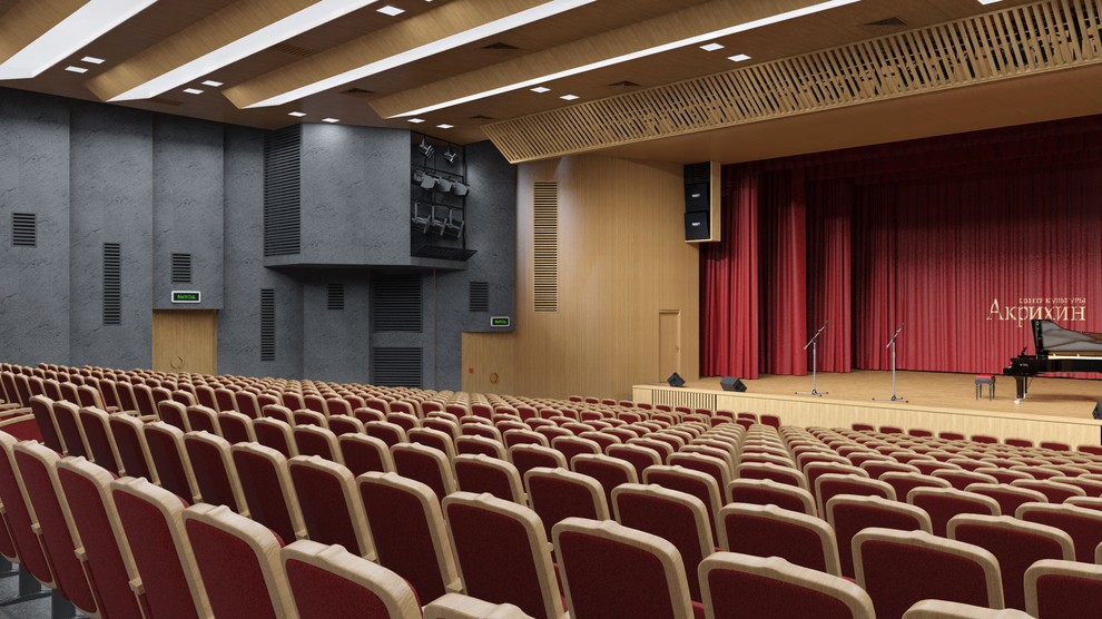 Зрительный зал в центре культуры