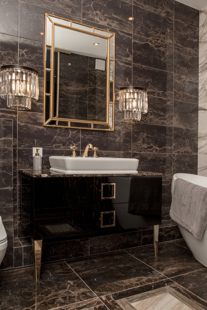 Помпезный Арт-деко в квартире на Нагатинской