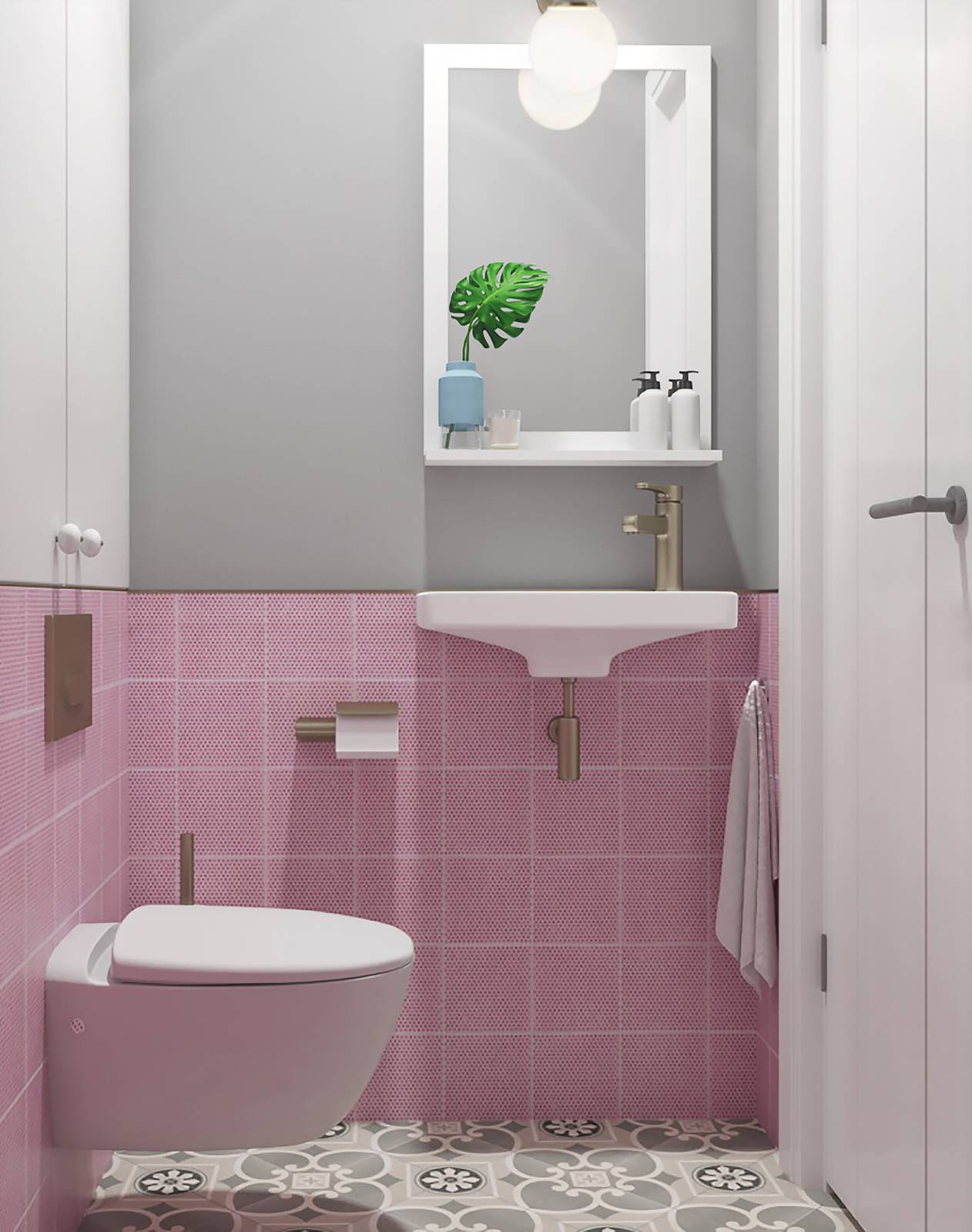 В розовом цвете