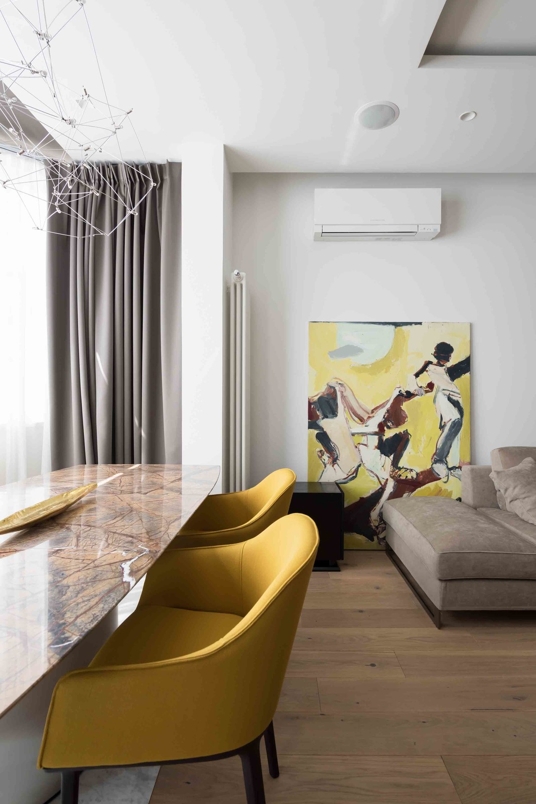 Текстиль в Апартаменты для прогрессивной семейной пары