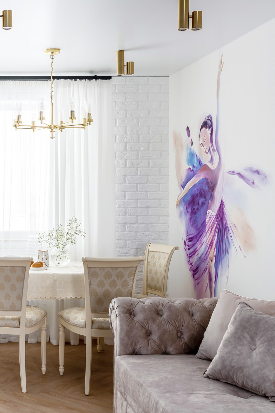 Реализованный дизайн проект квартиры ЖК "Театральный"