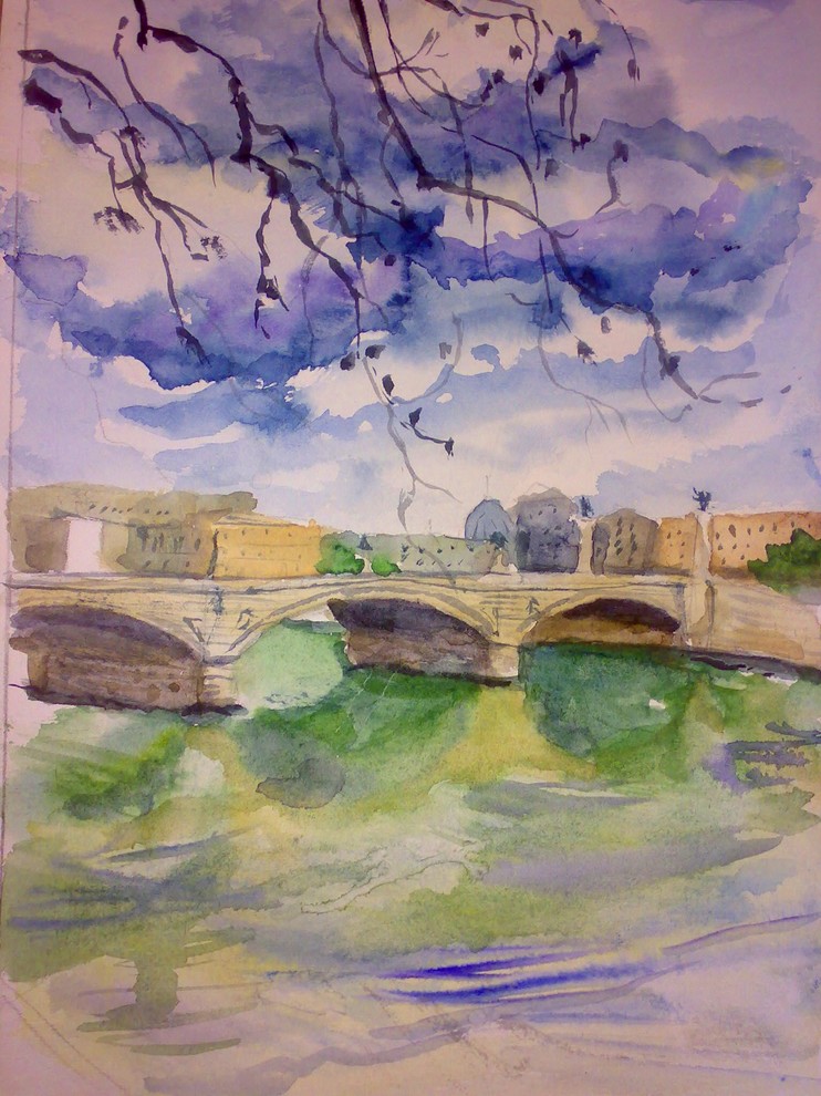 картины акварелью