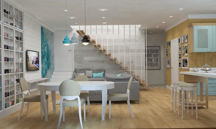 Таунхаус в стиле Кантри