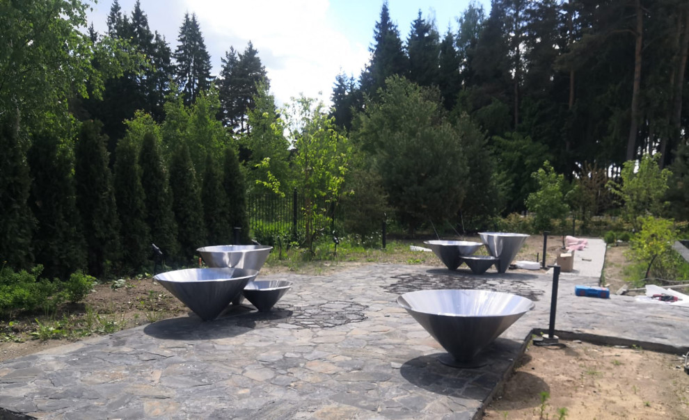 Landscape design of the territory (Moscow region)