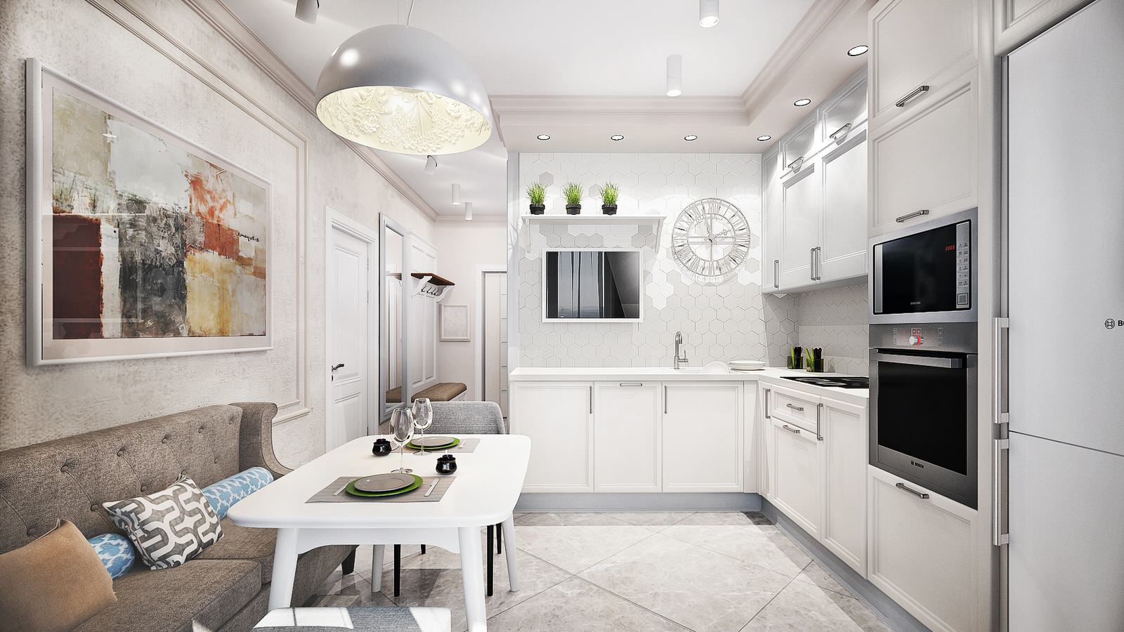 Однушка в розовых тонах на Пифагоре