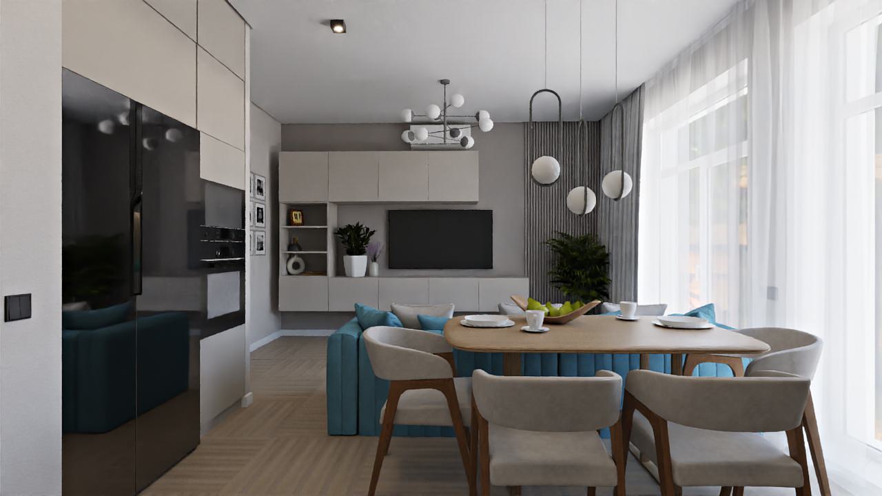 Таунхаус для мамы и дочери-подростка с голубым настроением