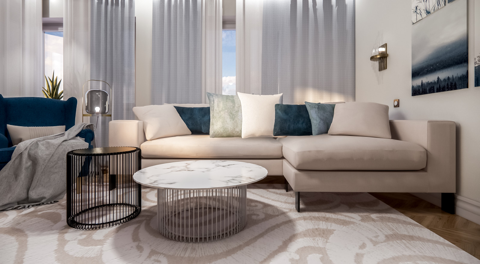 ЖК Зелёные аллеи, двухкомнатная квартира