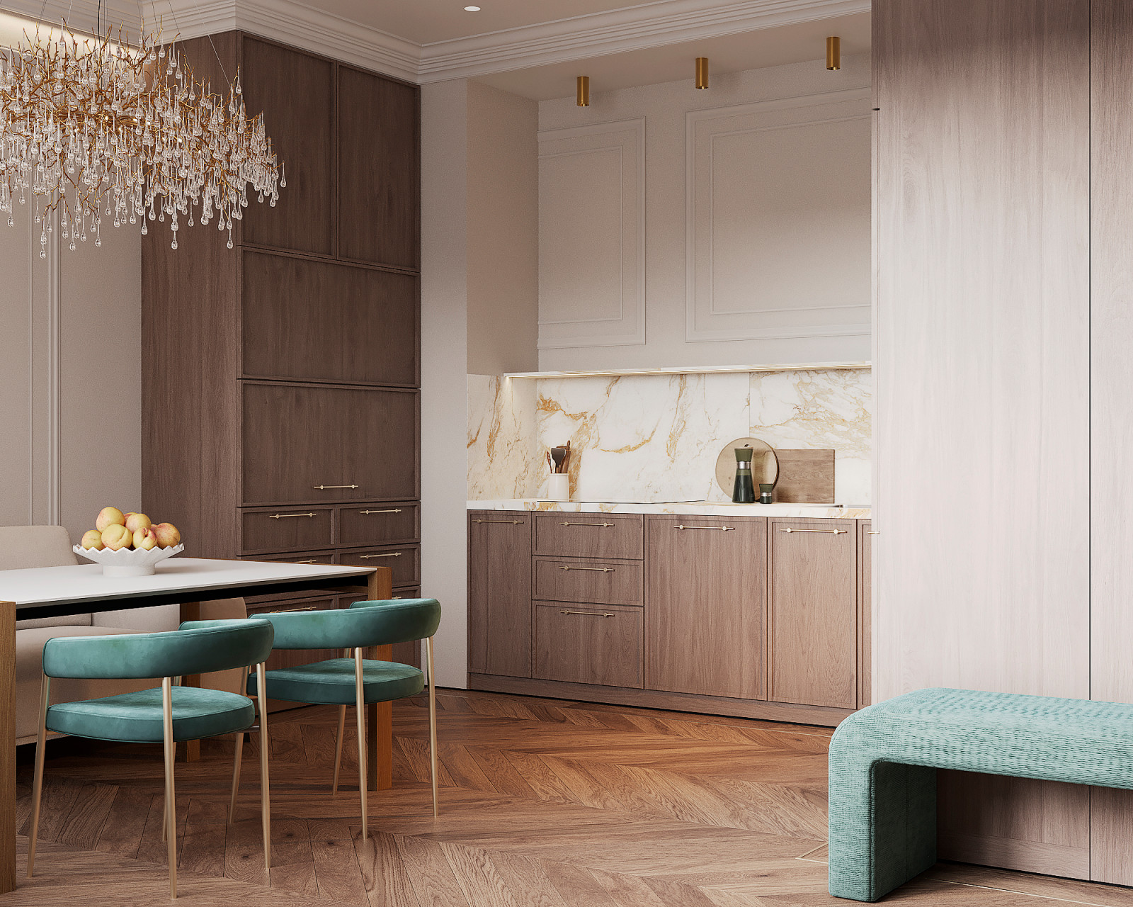 Дизайн квартиры в ЖК "Наследие",  г.Тула