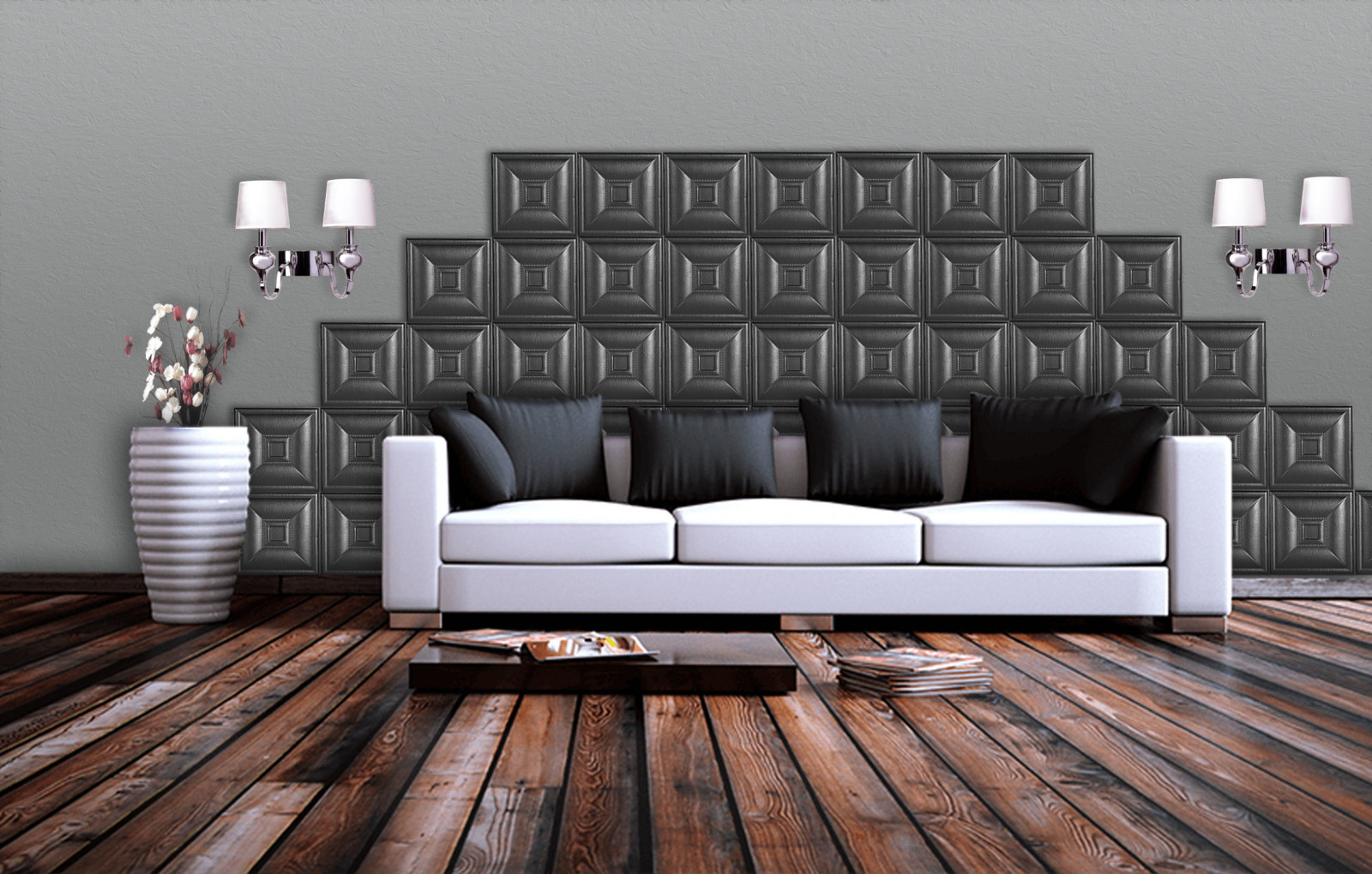 Стеновые панели в интерьере