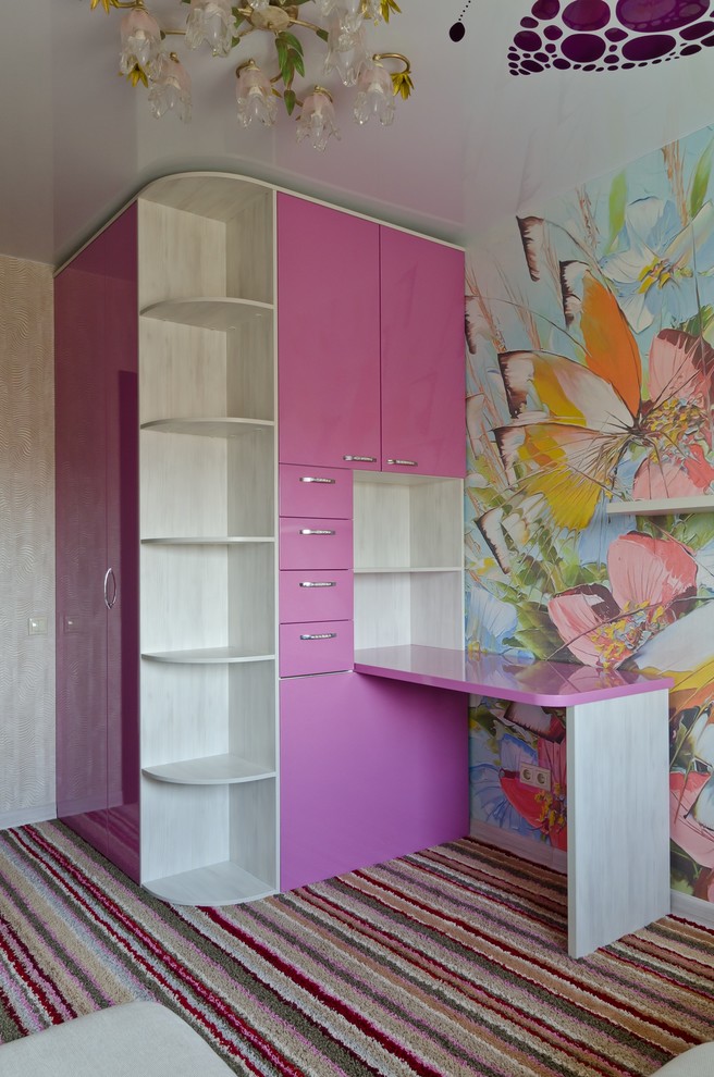 Обложка проекта: Розовая детская для девочки