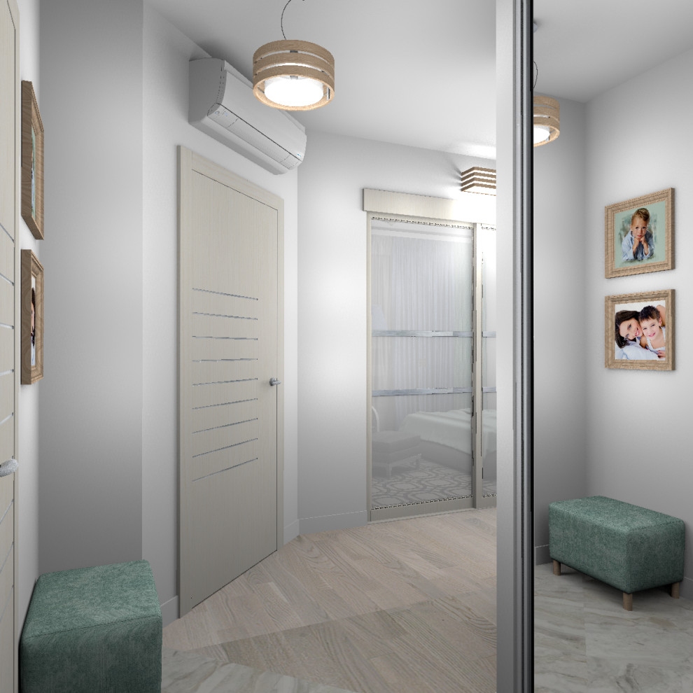 Перепланировка однокомнатной квартиры в Коммунарке для мамы с сыном