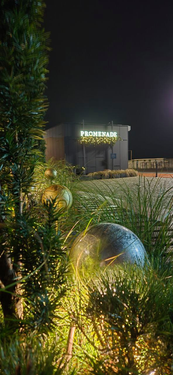 Новогодний декор Бювета в Светлогорске