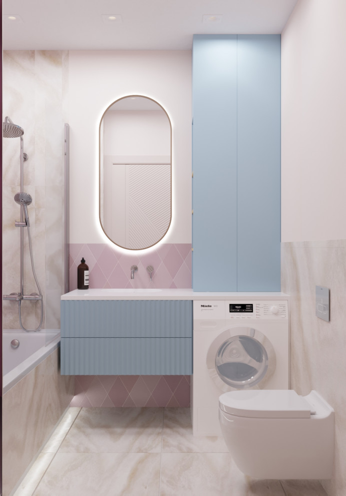 Дизайн-проект однокомнатной квартиры 40 м2 - «Летний бриз»