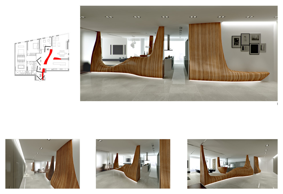 Обложка проекта: Проект квартиры в ЖК Мосфильмовский