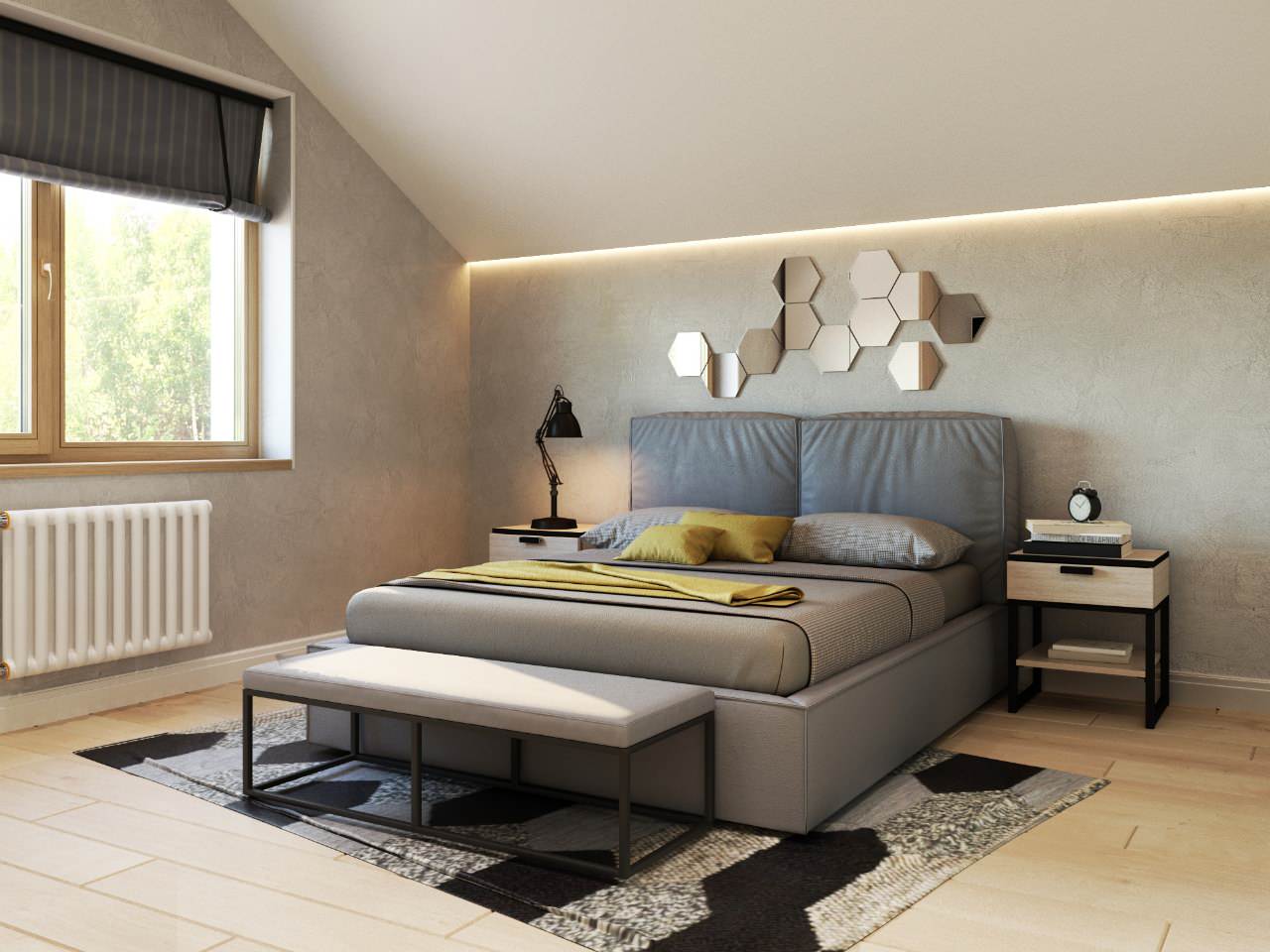 Дизайн проект дома 120кв.м в современном стиле с элементами эко-стиля