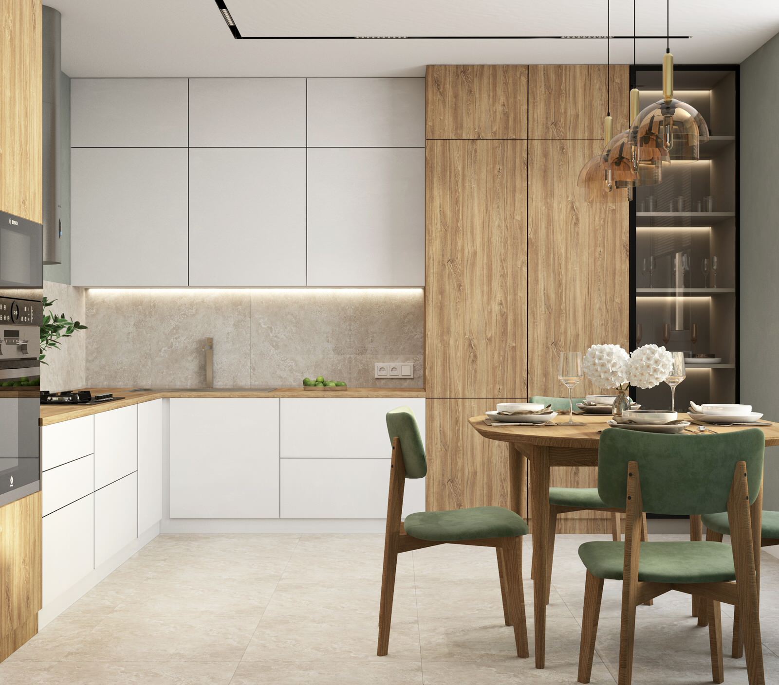 Проект частного дома "Helsinborg", кухня