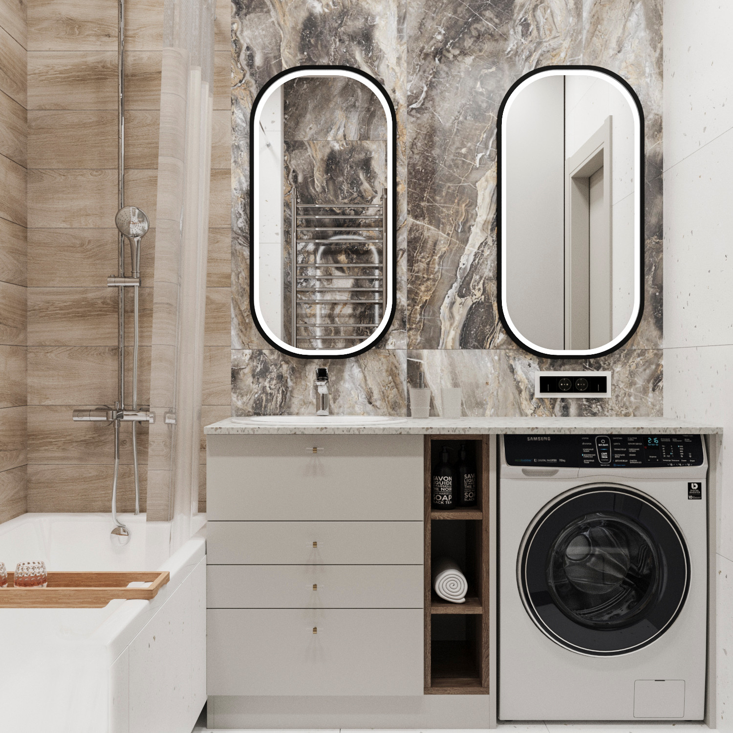 Проект 3-х комнатной квартиры для молодой семьи