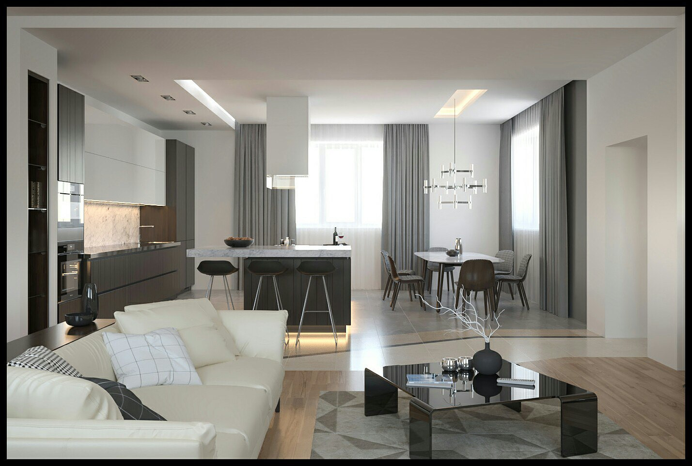 Обложка проекта: Дизайн проект частного дома в современном стиле