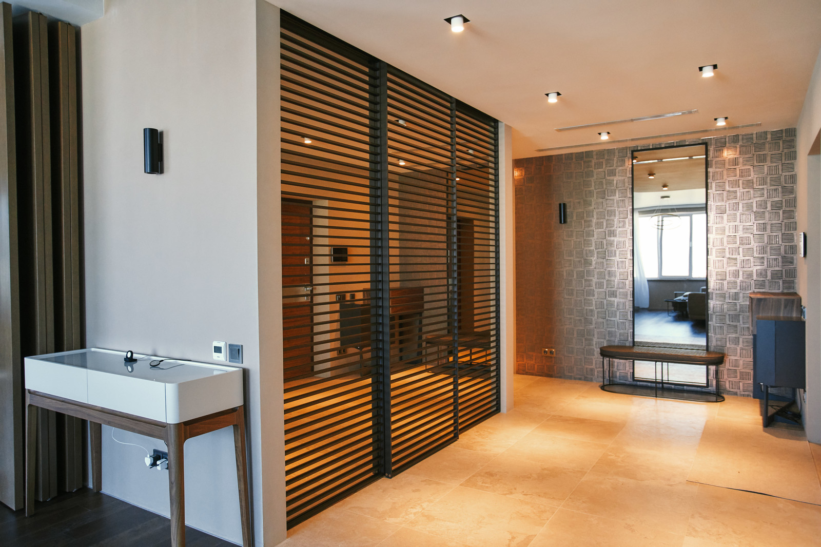 Подвесные двери raumplus с накладными разделителями S1200 Air