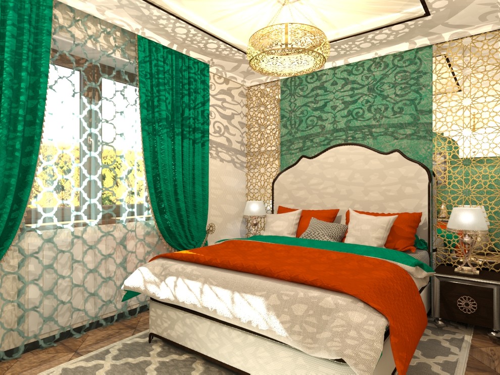 Спальня в стиле "Арабская неоклассика"