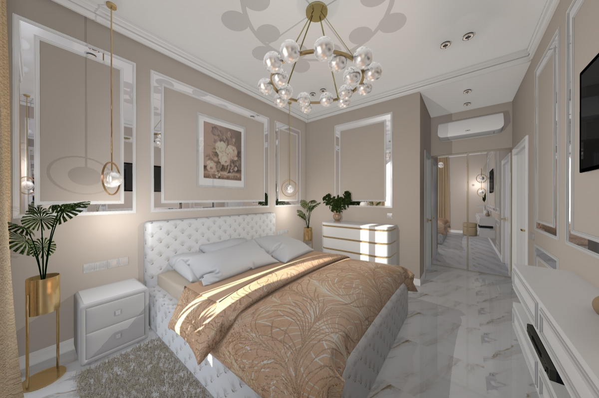 Дизайн и ремонт трехкомнатной квартиры (м. Рассказовка)