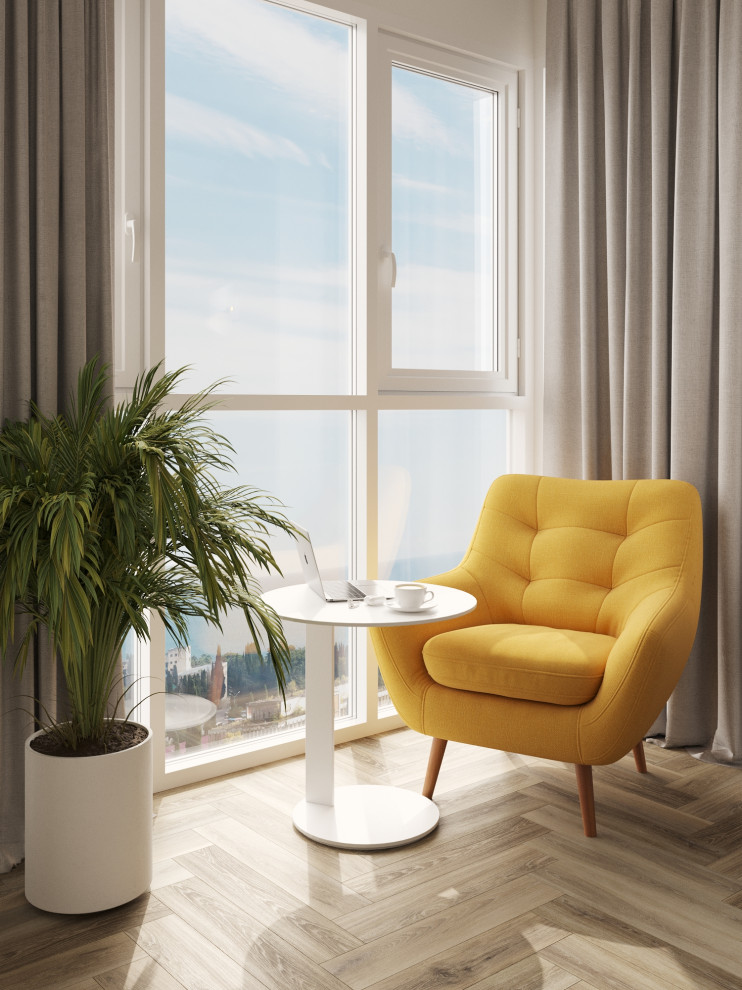 Проект 1-к квартиры 26м2