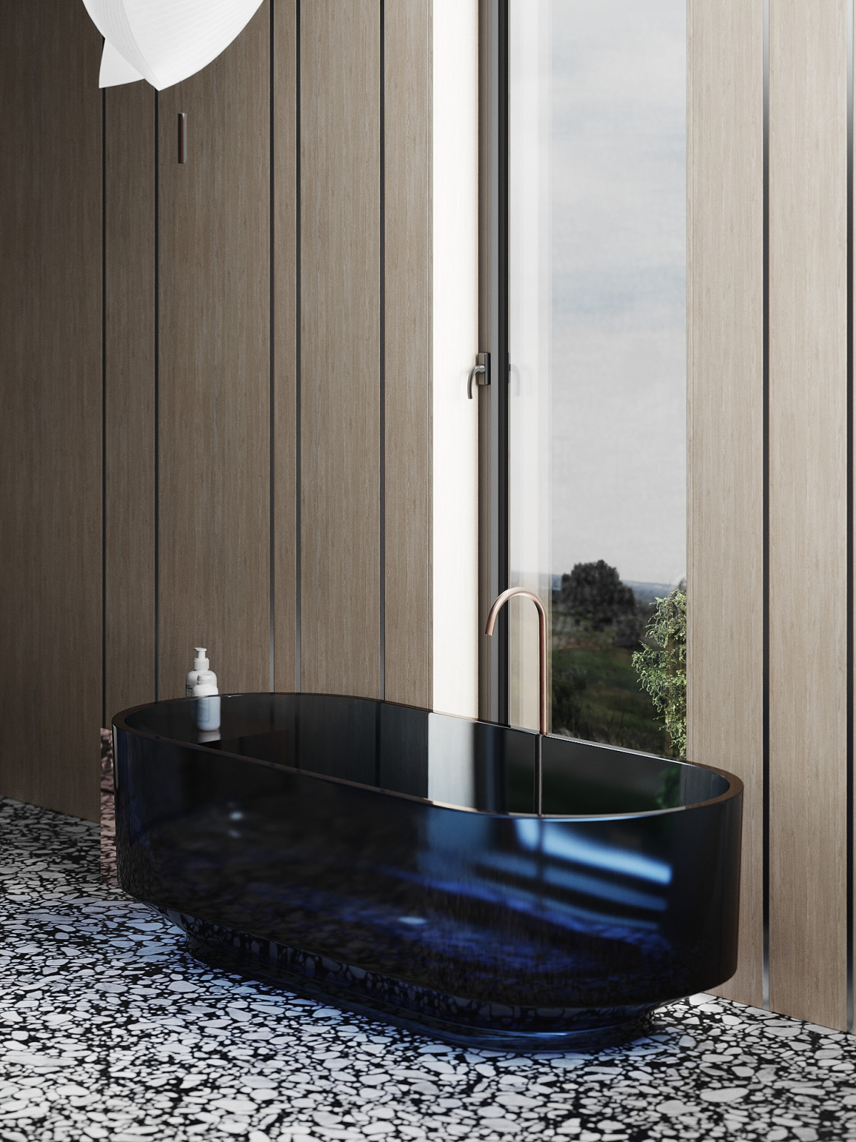 голубая ванна