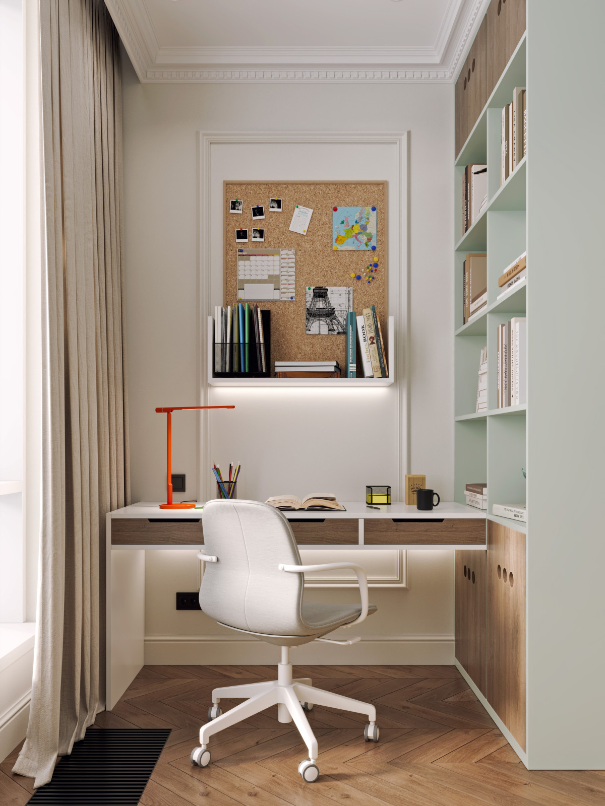 Проект: ЖК Лица, двухуровневая квартира