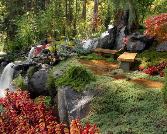 Ландшафтный дизайн на лесном участке