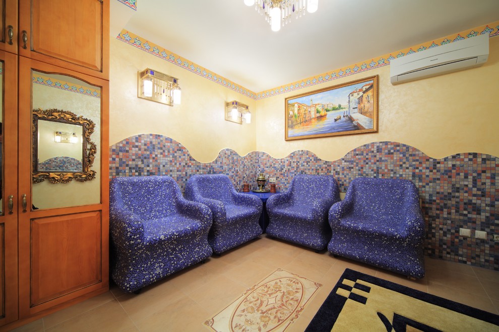 Интерьер коттеджа в яркий тонах(продолжение)