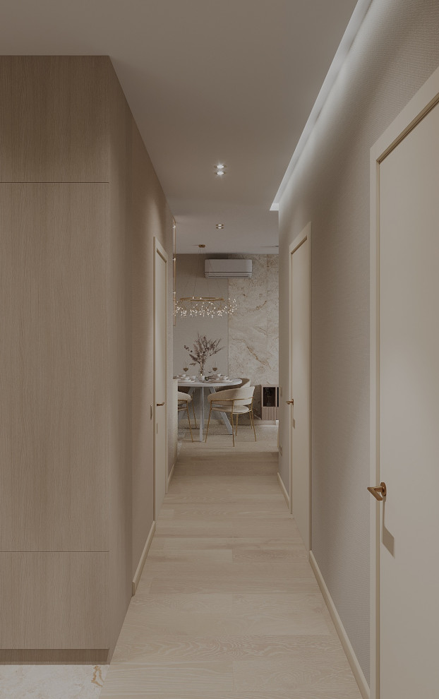 Интерьер 4-ёх комнатной квартиры_ "VANILLA LATTE"