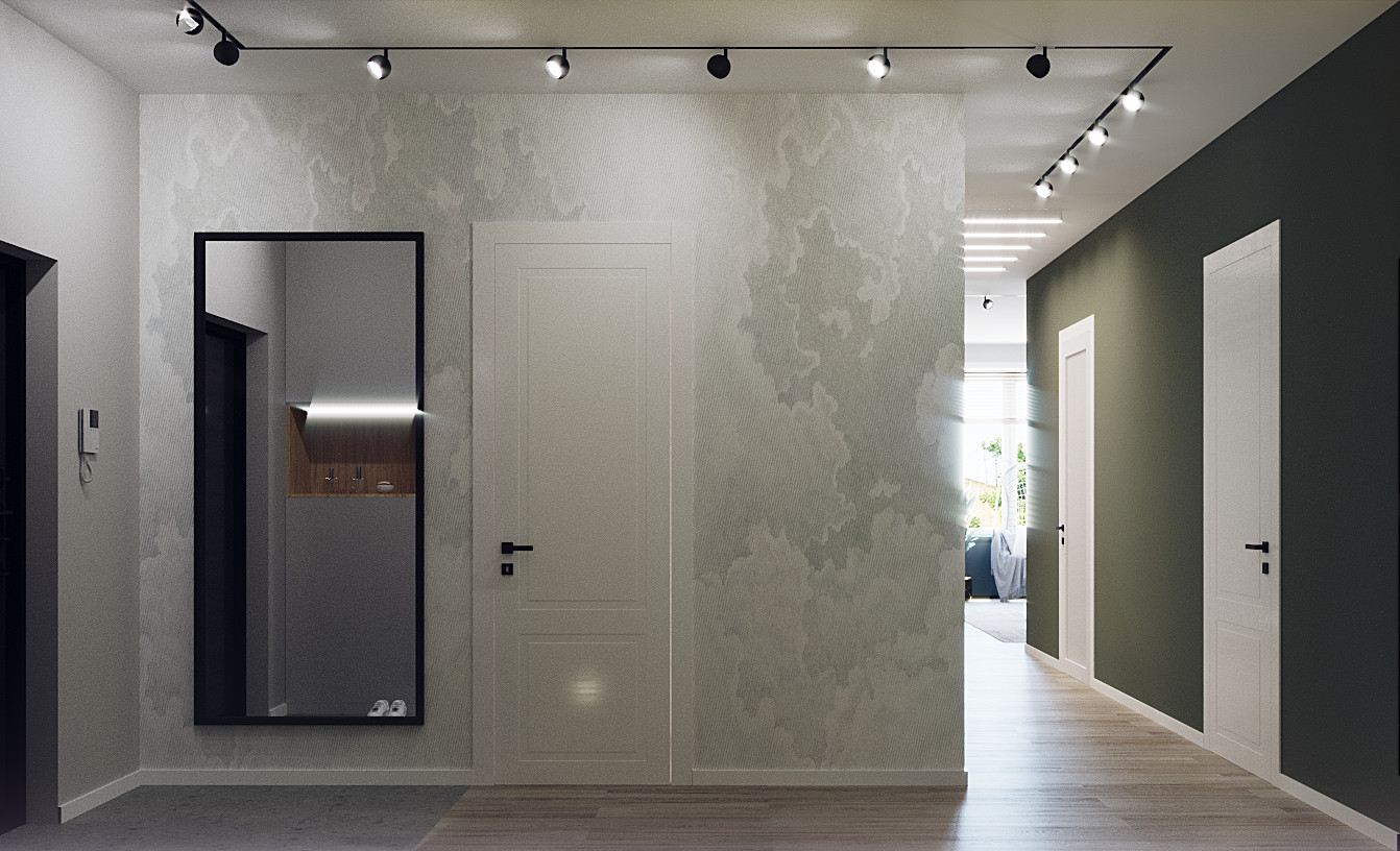 Современная квартира для молодой семьи