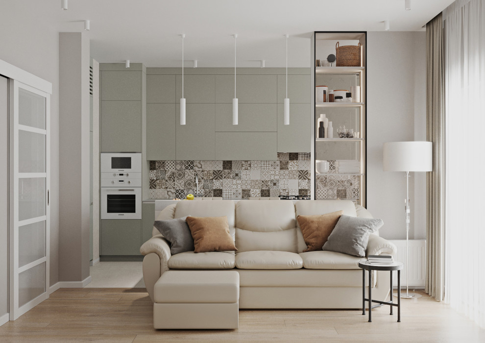 Innenarchitektur einer kleinen Wohnung