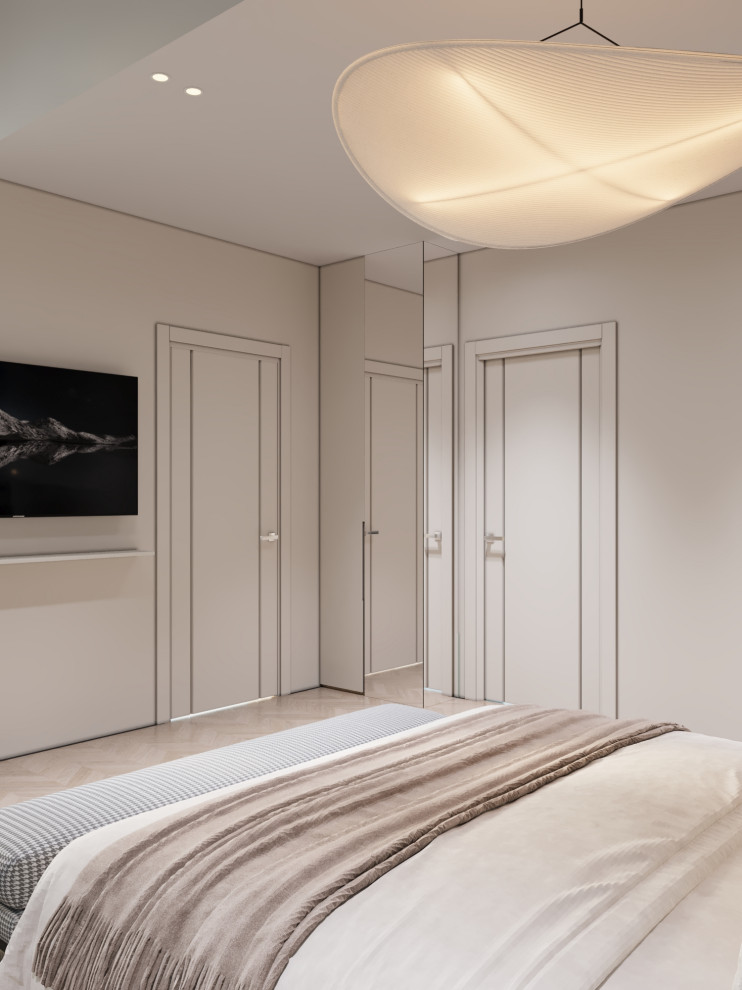 Современный стиль спальня