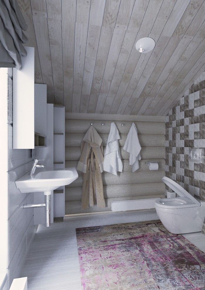 Дизайн деревянного дома в современном стиле, г. Воскресенск Московской области