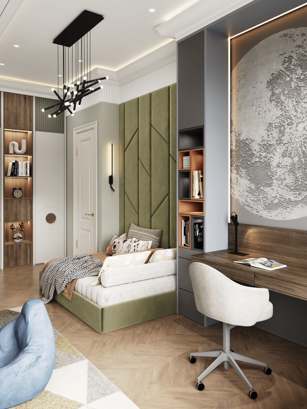 Современный интерьер на 200 кв.м.