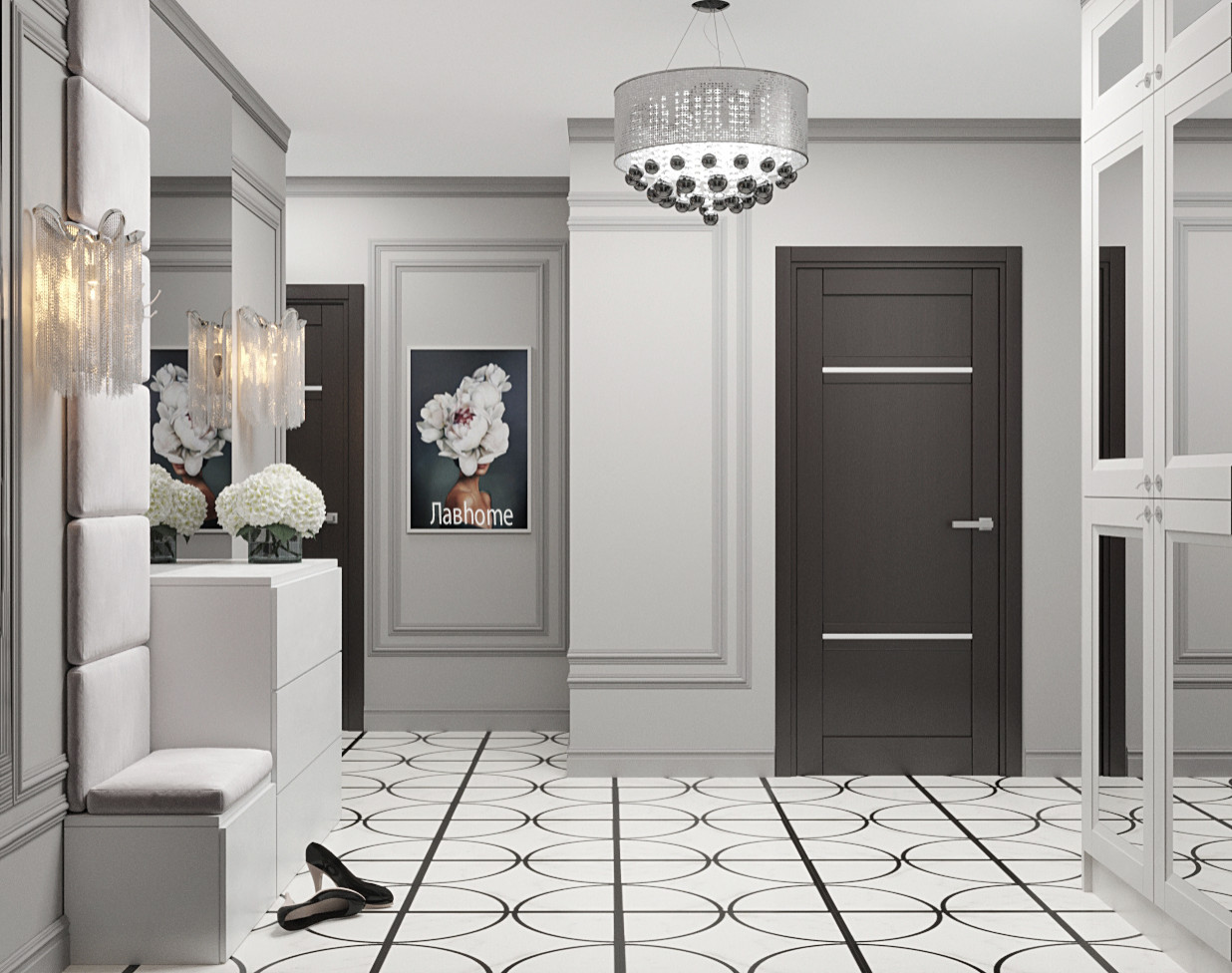 "Благородный микс оттенков"