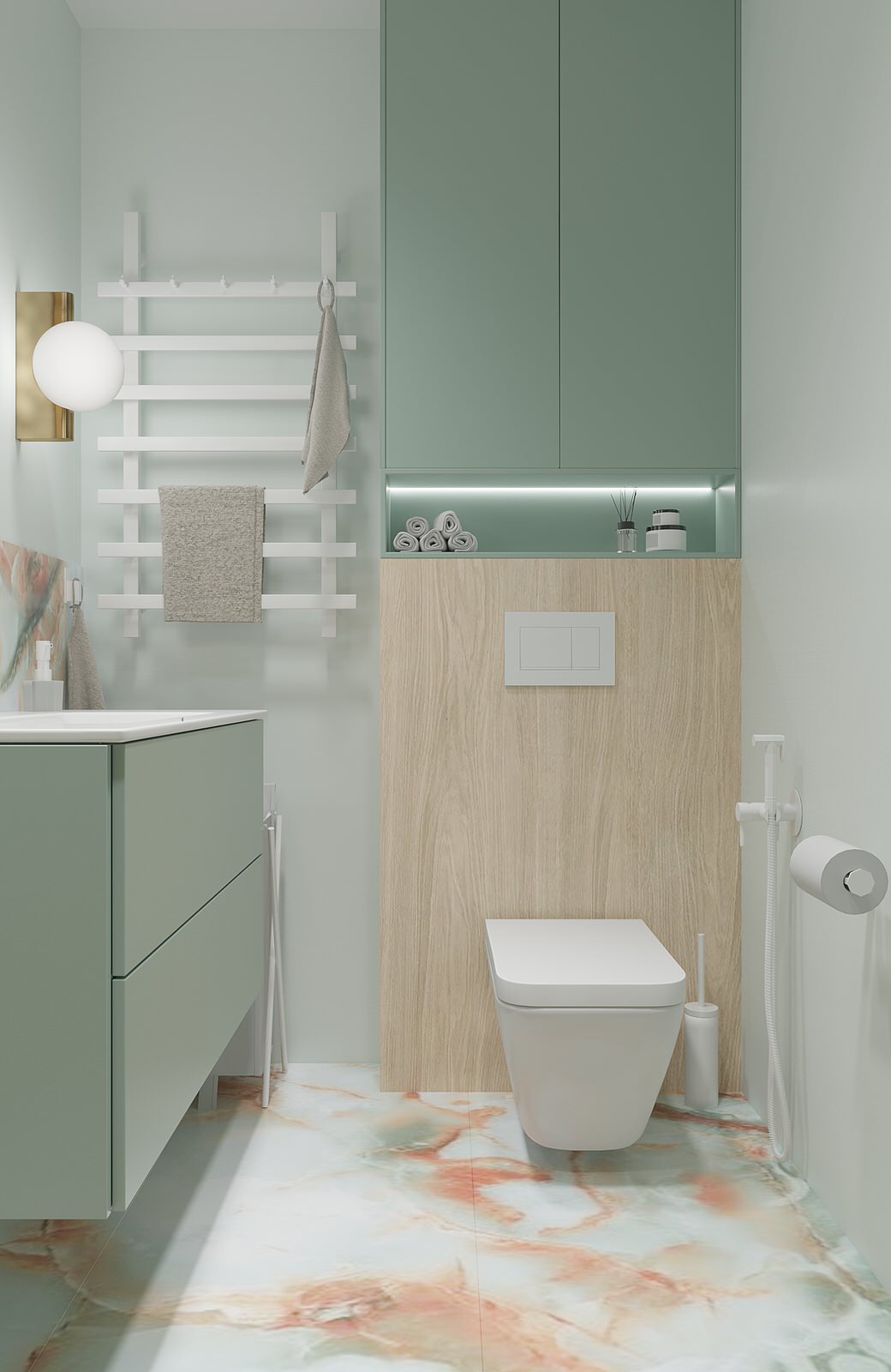 Ванная комната в современном стиле