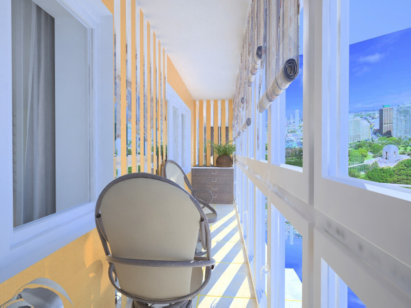 Обложка проекта: "Бесконечное лето". Квартира 88,9кв.м ЖК "Александровский" г. Челябинск