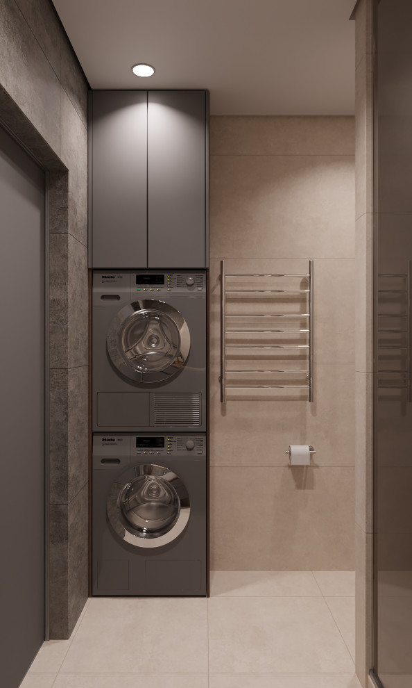 Дизайн проект квартиры в современном стиле, для девушки.