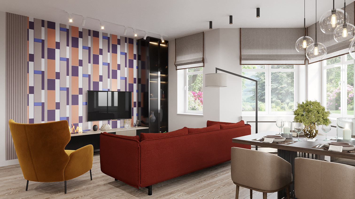 Интерьеры загородного дома в Подмосковье