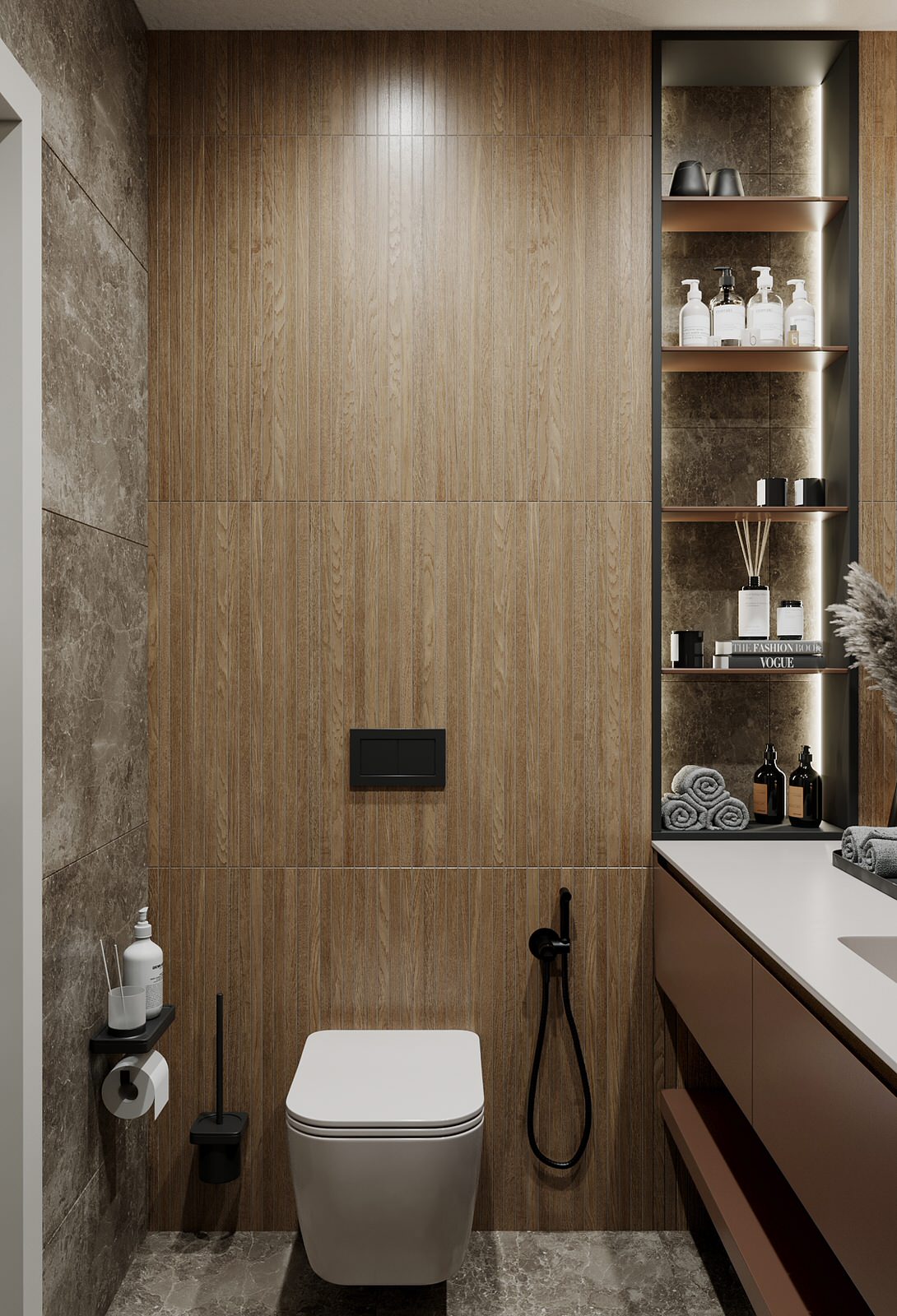 Санузлы в квартире в ЖК "Discovery Residence" Екатеринбург
