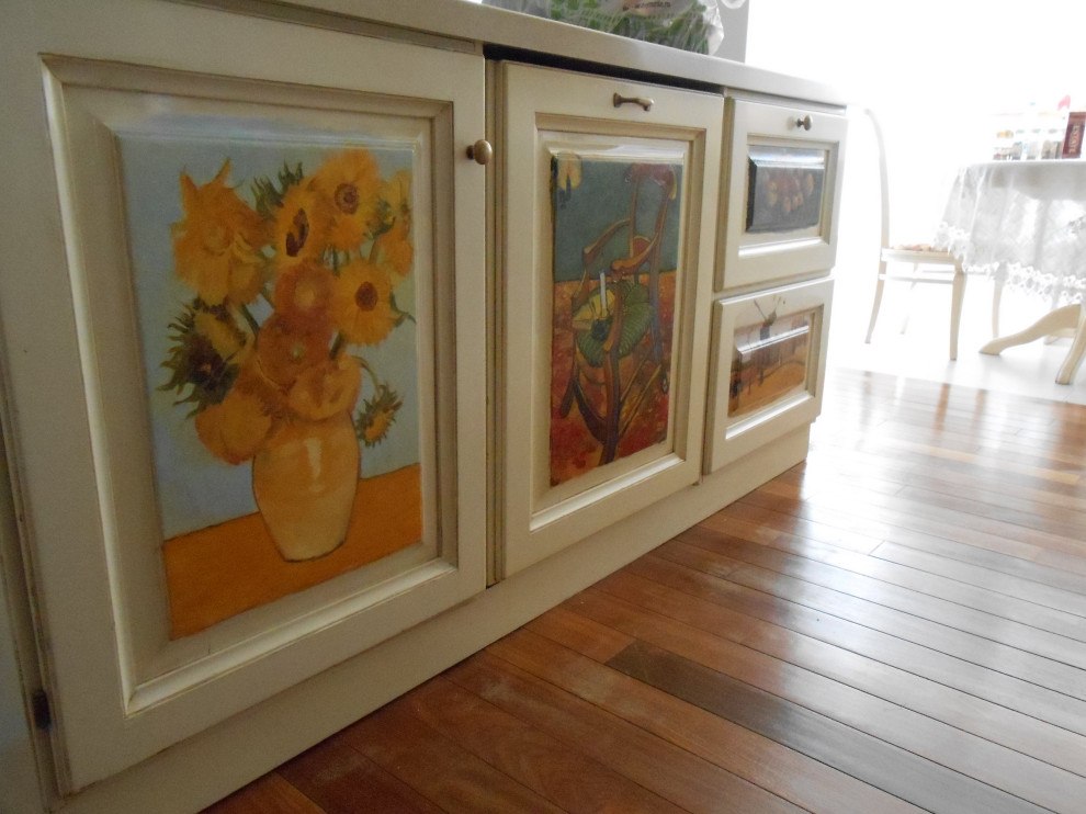 Роспись в интерьере кухонная мебель «Ван Гог»