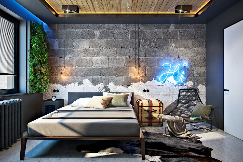 Men's bedroom loft