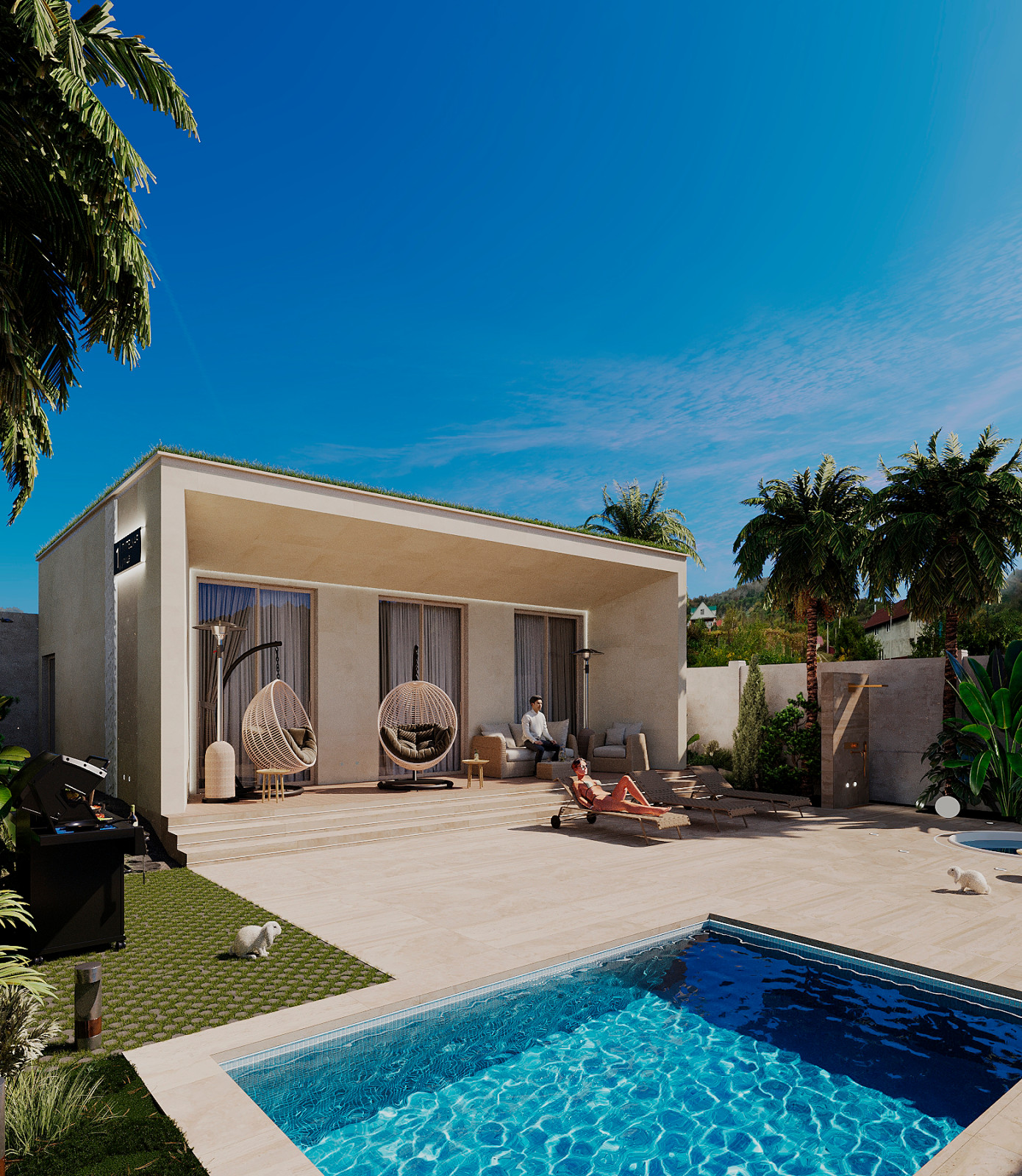 Архитектурный проект 1-но этажной MINIVILLI.terra