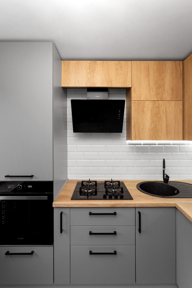 Кухня в современном стиле в хрущовке